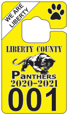 Custom Hanging Parking Permits 50 @ $3.10 to 2,500 @ $0.42 Free Numbering &  Backprinting
